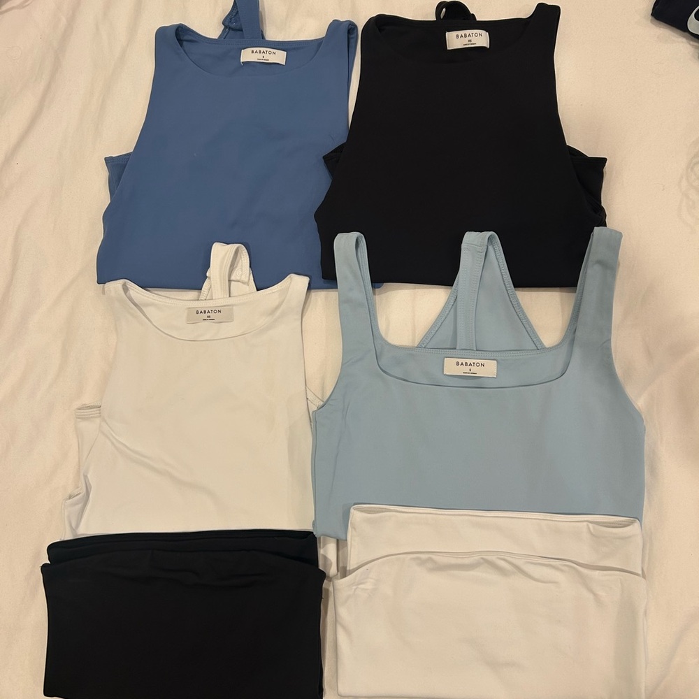 Babaton Women's Tank Tops - Black, Blue, White